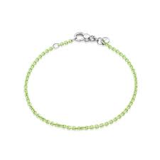Dodo, bracciale in argento laccato verde