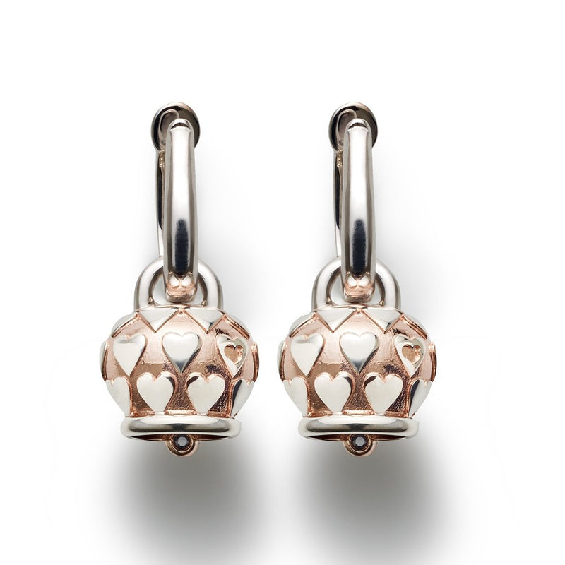 Chantecler, orecchini in in argento con pendente campanella, ref 37935