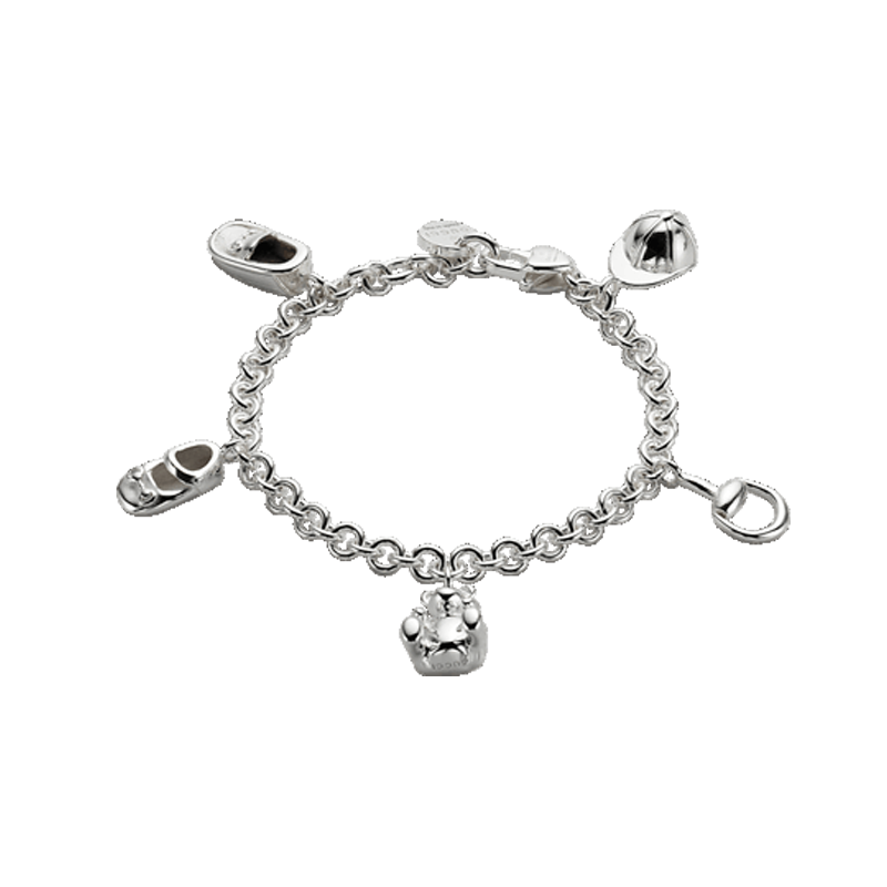 Gucci, bracciale in argento "Baby charms", YBA274195