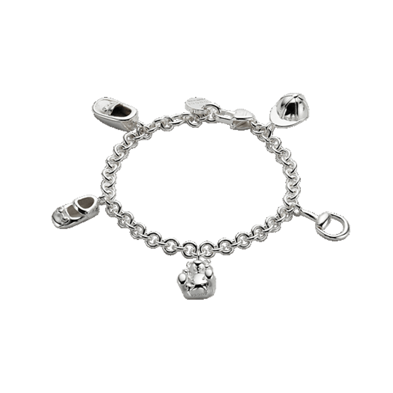Bracciale uomo gucci argento online